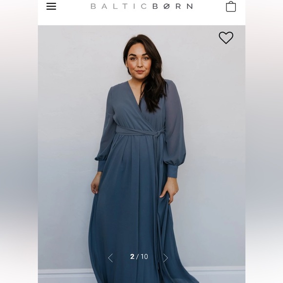 Baltic Born Lydia Maxi Dress Slate Blue - Picture 11 of 13